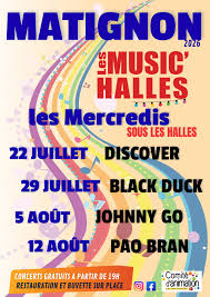 Les Music&rsquo;Halles 2026 à Matignon : vos mercredis d&rsquo;été en musique !